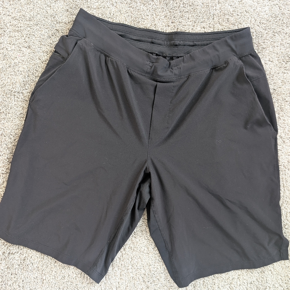 Lululemon License to Train Linerless Shorts Men’s XL Black 11” - Please Read